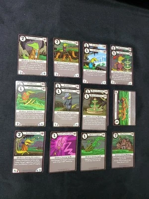 Cryptozoic Adventure Time Card Wars Doubles Replacement Useless Swamp Lot ** - Image 1 of 4