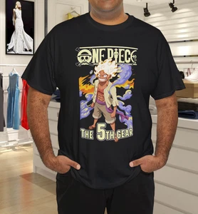 Herren T-Shirt Bio Baumwolle Anime One Piece Gear 5 Monkey D. Luffy Streetwear - Bild 1 von 6