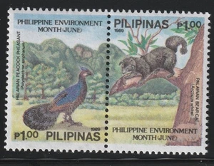 Philippinen 1989 Sc # 2007a Umweltmonat postfrisch OG - Bild 1 von 1