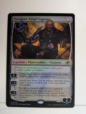 MTG - Tezzeret, Cruel Captain - M - EOE - Foil - 2 - Image 1 of 2