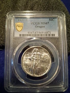 Snow White PCGS MS67 Oregon Trail Commemorative Half Dollar (56916871) - Picture 1 of 4