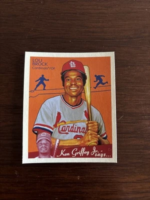 Goudey Lou Brock Mini 2008 espalda azul #173 Foto 1 de 2