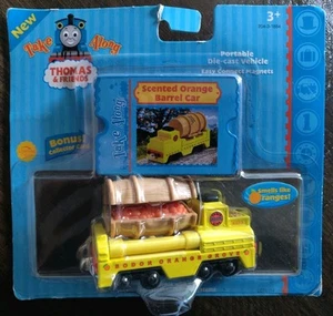 Thomas & Friends Take Along Scented Orange Car Train '05 Magnetic New  - Picture 1 of 5