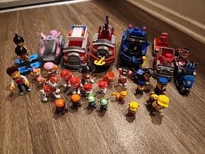 Paw Patrol Spielzeug Konvolut Figuren Fahrzeuge Rocky Chase Ryder Marshall 36 Teile - Bild 1 von 14