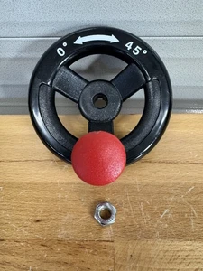 Craftsman 137.218100 series OEM Blade Angle Adjust Hand Wheel Crank With Nut - Picture 1 of 7