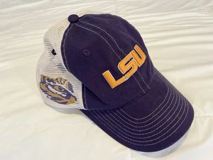 LSU TIGERS NCAA ZEPHYR UNIVERSITY PURPLE TRUCKER SNAPBACK DAD CAP HAT Nice! - Picture 1 of 5