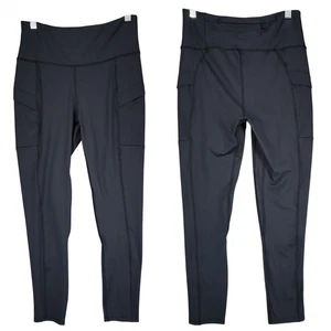 Timberland Legging Gr. M Damen schwarz 3/4 Länge 25" Cargotaschen Laufen Jogging - Bild 1 von 12