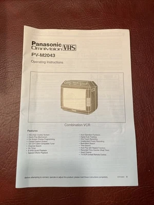 Panasonic PV-M2043 Manual del propietario Foto 1 de 3