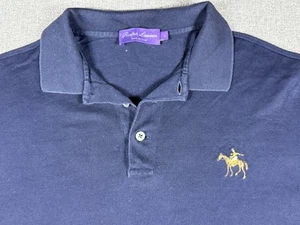Polo Ralph Lauren (etiqueta púrpura) Grande L Italia Standing Horse Logo azul marino - Imagen 1 de 6
