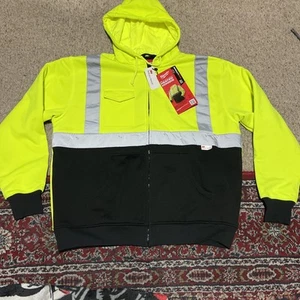 Milwaukee, M12 Giacca Riscaldata Senza Fili Alta Visibilità Felpa con Cappuccio Media, Logo XL sul Retro - Foto 1 di 15