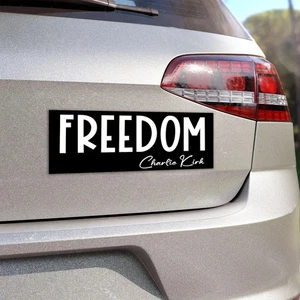 Charlie Kirk Car Magnet, Kirk Car Decal, Charlie Kirk Bumper Sticker, RIP - Bild 1 von 1
