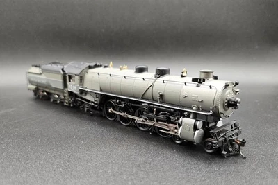 Locomotora de vapor Broadway Limited BLI 1157 HO 4-8-2 2 tonos gris MT-73 UP #7016 Foto 1 de 4