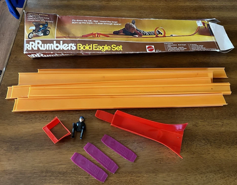 1971 Mattel SUPER RRRUMBLERS “Bold Eagle” Track Rider Set – Vintage – With Box - Image 1 of 4