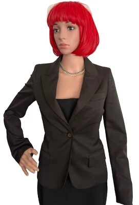 Gucci от Tom Ford Италии коричневый блейзер куртка, с подкладкой Sz:36 - Изображение 1 из 4