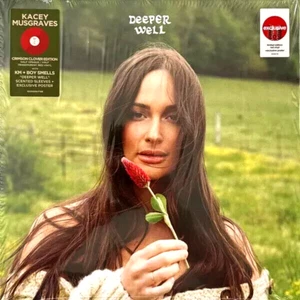 Kacey Musgraves Deeper Well Half Opaque Half Red Vinyl LP + Poster New Sealed - Picture 1 of 4