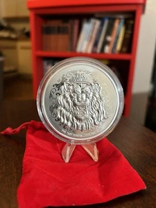 2022 Niue 5 oz Silver Roaring Lion High Relief BU - Picture 1 of 4