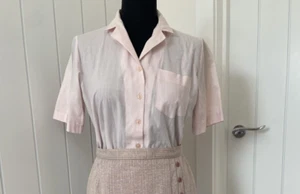 Ladies vintage blouse with breast pocket size 14 - Picture 1 of 7