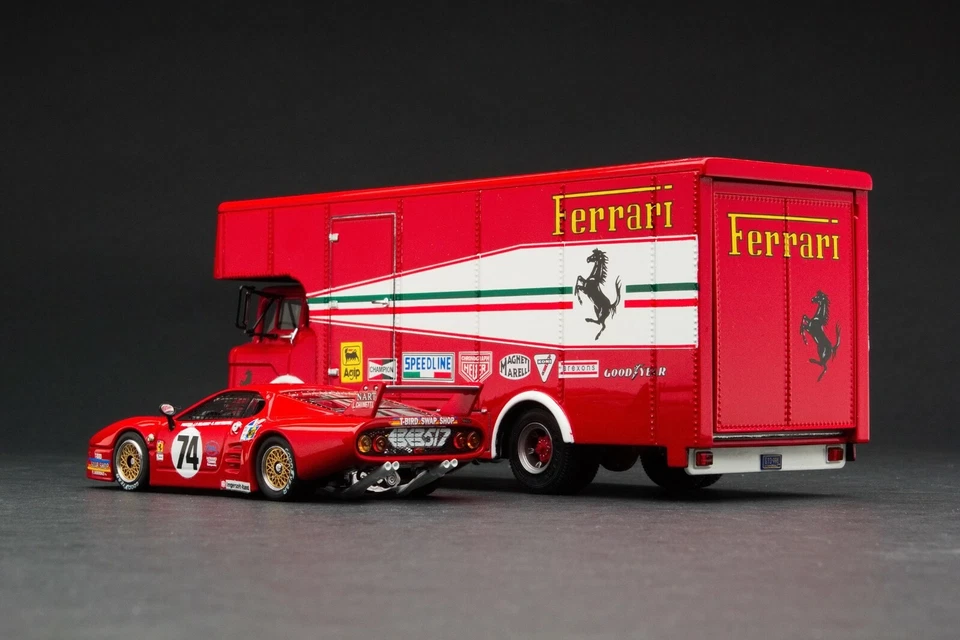 Exoto 43 | Ferrari N.A,.R.T. Race Car Transporter | EXO00015GS3 - Image 1 of 4