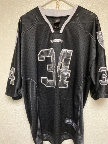 Rare Nike Raiders Bo Jackson #34 Size 56 (3XL) NFL On-Field Cover