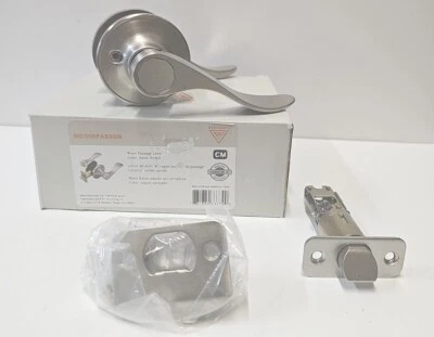 Westcraft 700 Series Wave Passage Lockset in Satin Nickel WC500PASSSN - Image 1 of 4