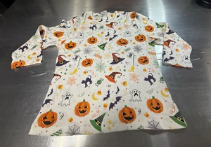 Spooktacular Style: Morning Sun Halloween Shirt with Shimmering Gems Size Large - Picture 1 of 15