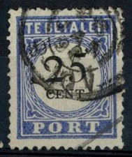 Netherlands 1895-1910 SG#D187a 25c Postage Due Type III Used #E90011