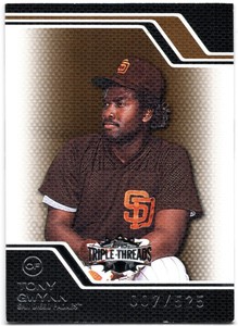 2008 Topps Triple Threads #128 TONY GWYNN "SEPIA" Parallel Card #007/525