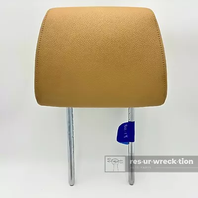 06-08 BMW 325i 328i 335i Front Seat Headrest Head Rest Dakota Beige OEM 9118919 - Image 1 of 4
