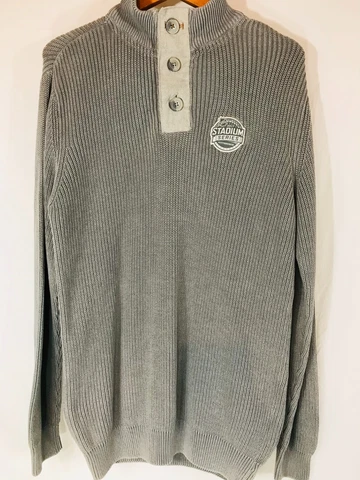 NHL Hockey Stadium Series Pullover Salute Sweater 2017 Pittsburgh Gray Large Cover