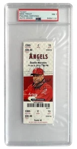 Mike Trout SIGNED Autographed MLB Debut Game Full Ticket PSA and MLB COA 7-8-11 - Picture 1 of 6