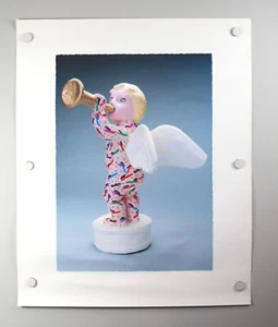 Howard Finster "Messenger of God" Raised Lithograph 24x20" (A13-W21) - Picture 1 of 5