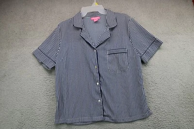 Women's Isaac Mizrahi Pajama Top-Size Medium-100% Polyester-Sleek & Satiny - Image 1 of 4