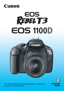Canon EOS-1100D Rebel T3 Advanced User Manual 292 Pages Coil Bound - Picture 1 of 2