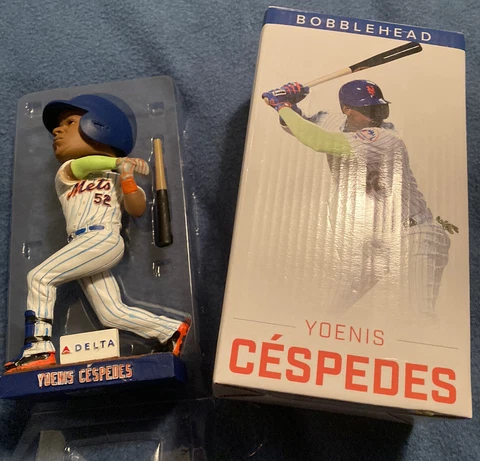 Yoenis Cespedes Bobblehead New York Mets Citi Field SGA 8/19/2017 NIB Cover
