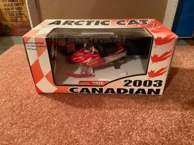 2003 Arctic Cat Canadian Snowmobile 1/18 Toy ORIGNL NIB In Limited Box 1 of 1404 - Image 1 of 4