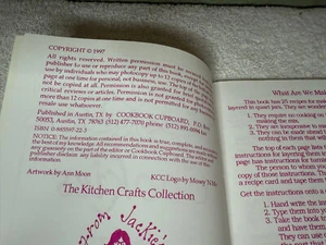 Cookies in A Jar Rezepte für Layered Cookie Mixes, Jackie Gannaway 1997 Booklet - Bild 1 von 7