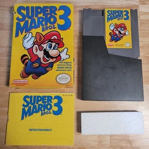 Sistema de entretenimiento Super Mario Bros. 3 Nintendo NES, 1990 CIB completo probado - Imagen 1 de 6