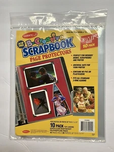 Century Craft B-Creative Scrapbook Page Protectors 10 Pack Photo Archival NEW - Picture 1 of 8