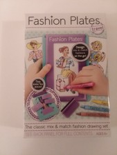 Kahootz Fashion Plates Travel Kit The Classic  Mix and Match Drawing Set Ages 6+