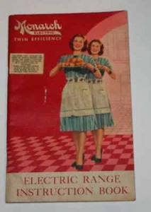 1950's Monarch Electric Twin Efficiency Electric Range Instr. Book w/Recipes - Picture 1 of 1