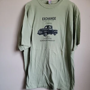 Vintage Exchange Unlimited Clothing 2XL Single Stitch Green Short Sleeve - Picture 1 of 7