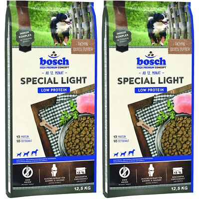 BOSCH 25 kg Special Light Diät Hundefutter Trockenfutter mit Geflügel & Gemüse - Bild 1 von 4