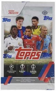 2022-23 Topps UEFA Club Competitions Soccer Factory Sealed Hobby Box - Picture 1 of 1