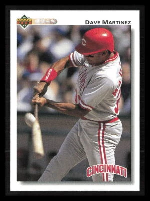 Dave Martinez 1992 Upper Deck #784  Cincinnati Reds - Image 1 of 2