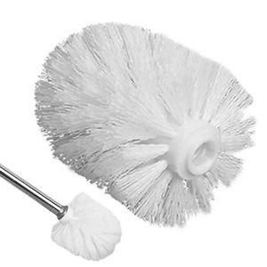 2pcs Replacement Toilet Bowl Stiff Bristles Brush Head Easy Screw-On Design - Picture 1 of 12