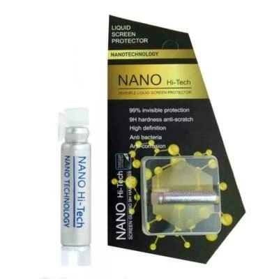 NANO Liquid Glass Screen Protector All Cell Phones Wipe-On Invisible HI - Image 1 of 4