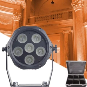 6*18W Exterior Impermeable 12x18w RGBWA UV 6en1 Alimentado por Batería Paquete de 6 con Estuche - Imagen 1 de 7