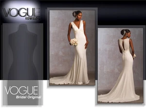 Vestido de novia original patrón de costura U-Pick talla 6-22 Vogue 1032 nuevo fuera de stock - Imagen 1 de 4