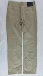 Levi’s 514 Slim Straight Chino Wash Men's 30x32 Khaki Tan Pants Jeans - Picture 1 of 7