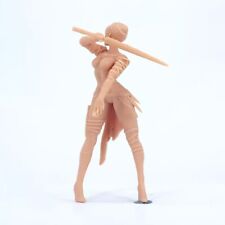 1/35 1/43 1/64 Miniature Sword Woman Girl Scene Figure Model For Cars Vehicles